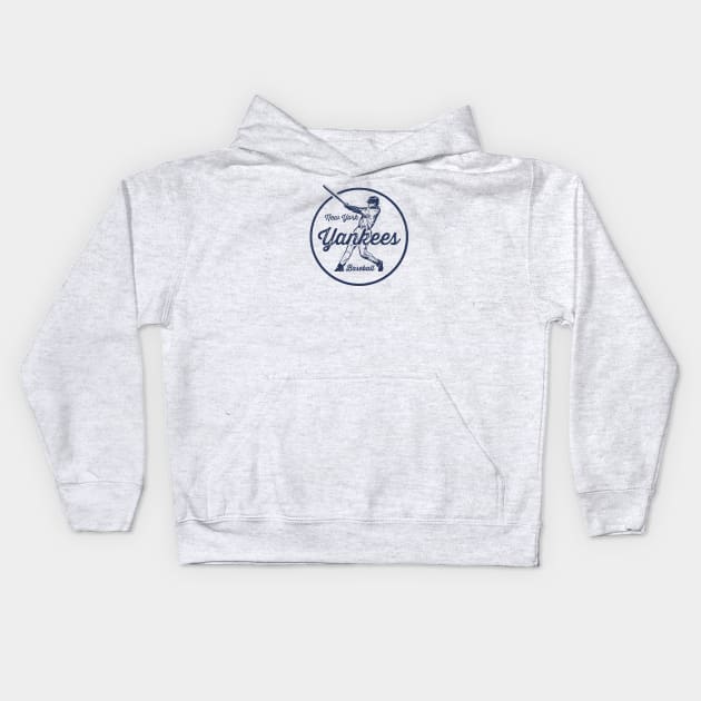 Vintage Yankees Kids Hoodie by Throwzack